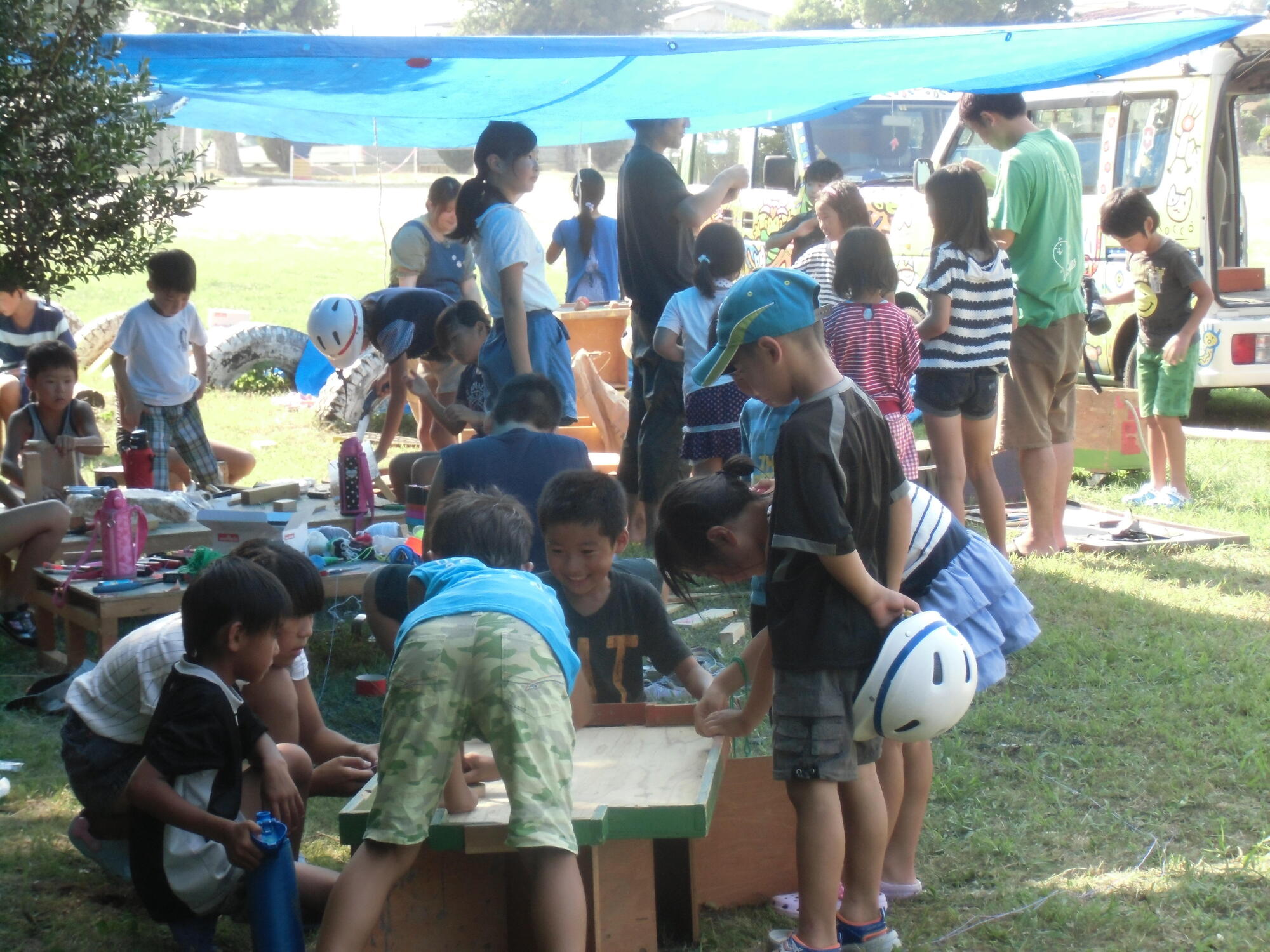 夏休みの小学校.JPG