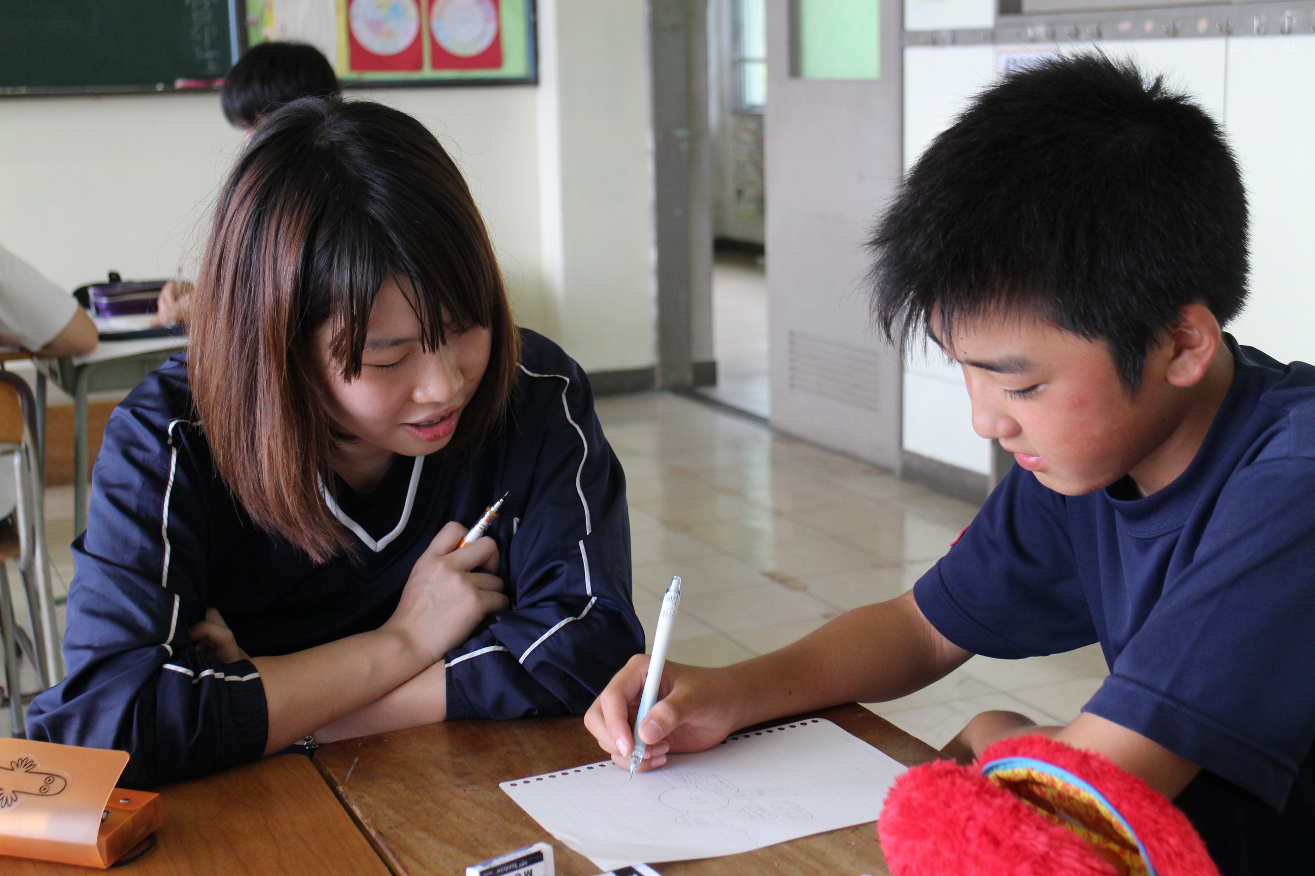 雄勝中学校サマースクール「たく塾」.JPG